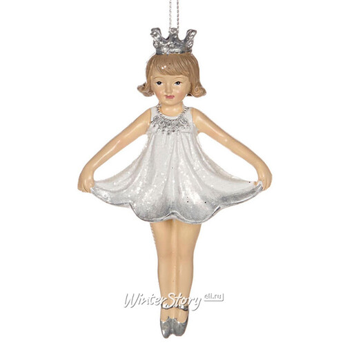 Елочная игрушка Юная балерина-принцесса Клара 13 см, подвеска Goodwill
