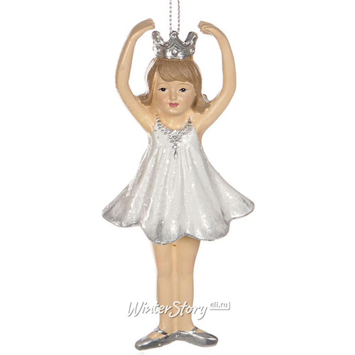 Елочная игрушка Юная балерина-принцесса Лира 13 см, подвеска Goodwill