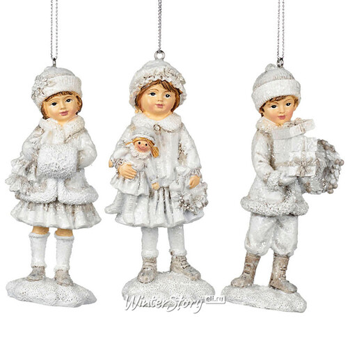 Елочная игрушка Девочка Абигейл на прогулке - Merry Little Christmas 12 см, подвеска Goodwill