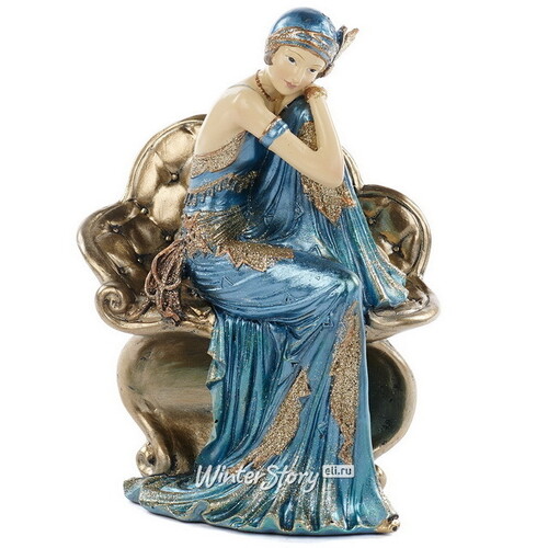 Декоративная статуэтка Леди Ноэлия в кресле  - Il Grande Gatsby 20 см Goodwill