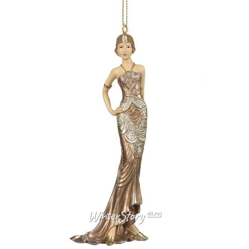 Елочная игрушка Леди Неаполь - Il Grande Gatsby 15 см, подвеска Goodwill