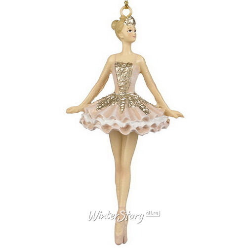 Елочная игрушка Балерина Чарманди - Изящное Па 12 см, подвеска Goodwill