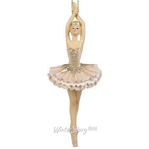 Елочная игрушка Балерина Чарманди - Утонченное Па 12 см, подвеска Goodwill