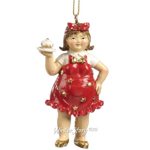 Елочная игрушка Девочка Орлэйт - Сладкоежка из Бристоля 9 см, подвеска Goodwill
