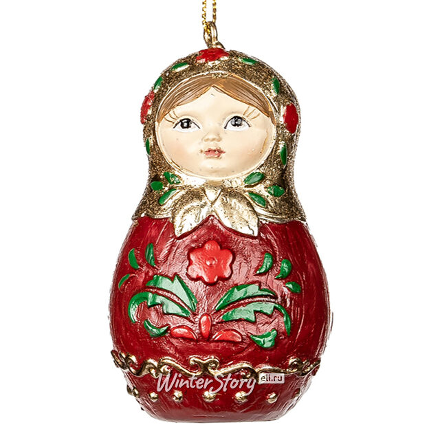 Елочная игрушка Matryoshka Tamara 7 см, подвеска Goodwill