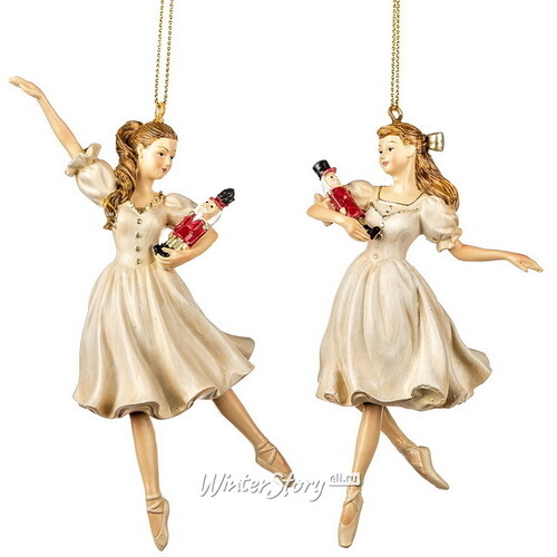 Елочная игрушка Балерина Клара - Сновидения Щелкунчика 14 см, подвеска Goodwill