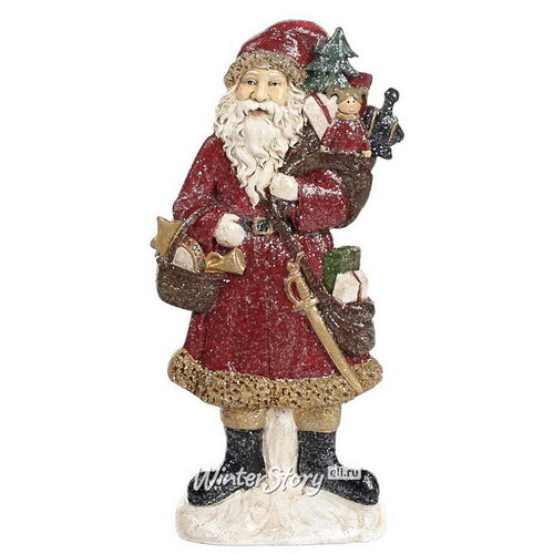 Декоративная фигурка Санта-Клаус с подарками 24 см Goodwill