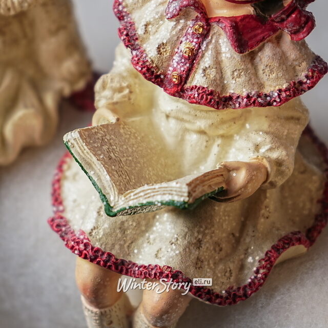 Набор новогодних фигурок Vittoriano Stile: Christmas Girl 15 см, 3 шт Goodwill