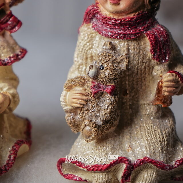 Набор новогодних фигурок Vittoriano Stile: Christmas Girl 15 см, 3 шт Goodwill