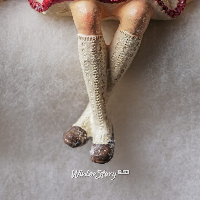 Набор новогодних фигурок Vittoriano Stile: Christmas Girl 15 см, 3 шт Goodwill