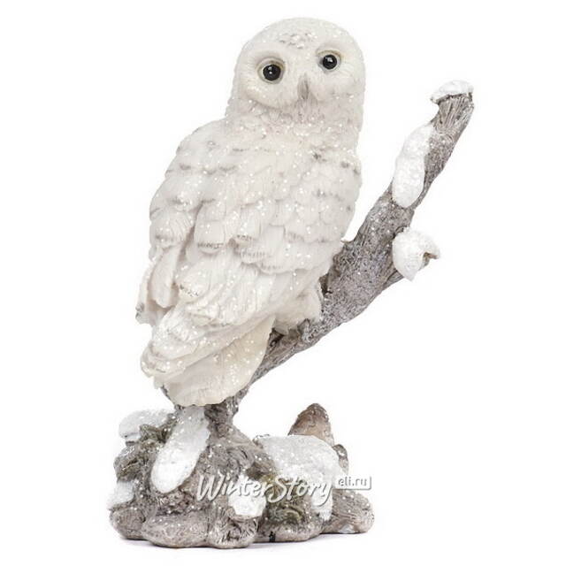 Декоративная фигурка Снежная Сова 12 см Goodwill