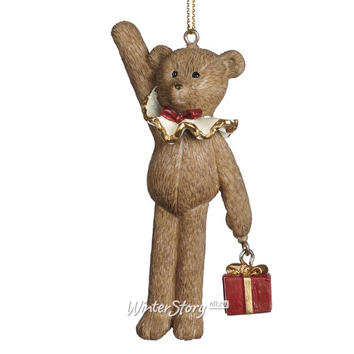 Елочная игрушка Медвежонок Райли 10 см, подвеска Goodwill