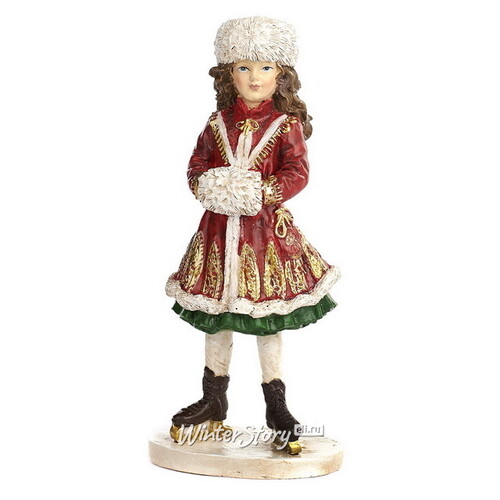 Новогодняя фигурка Девочка Марта на коньках - Christmas Carol 18 см Goodwill