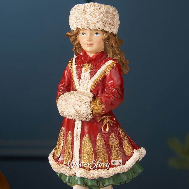 Новогодняя фигурка Девочка на коньках - Рождественская Песнь 18 см Goodwill (Гудвилл)