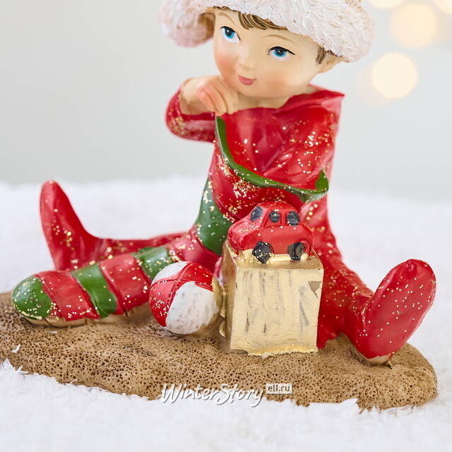 Декоративная фигурка Мальчик Ганс с подарками 12 см Goodwill (Гудвилл)