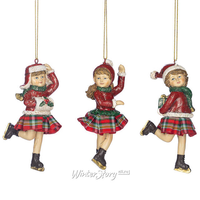 Елочная игрушка Figure Skating - Девочка Адель 12 см Goodwill