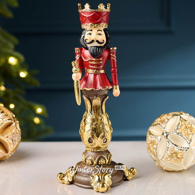 Декоративный подсвечник Щелкунчик - Red Crown 22 см Goodwill