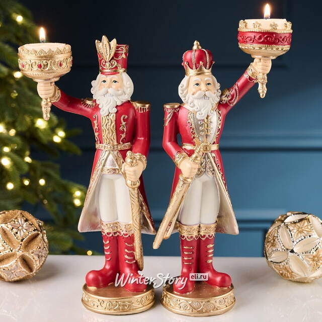 Декоративный подсвечник Гвардеец Вернер - Red Crown Royal 28 см Goodwill