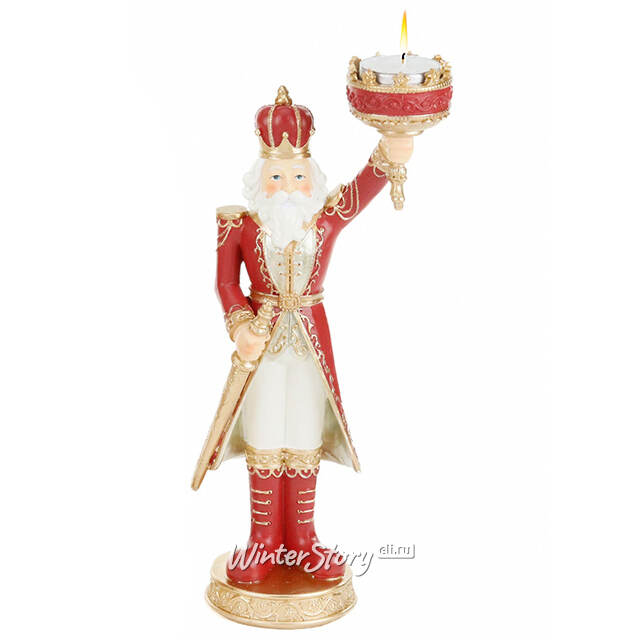Декоративный подсвечник Гвардеец Вернер - Red Crown Royal 28 см Goodwill