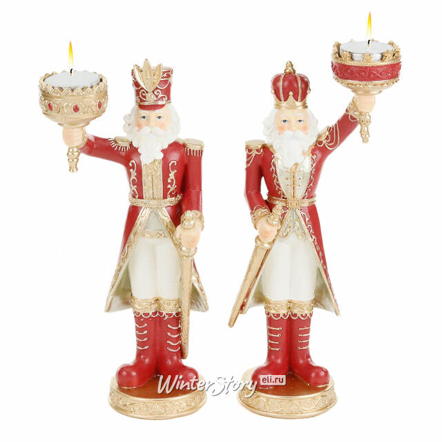 Декоративный подсвечник Гвардеец Вернер - Red Crown Royal 28 см Goodwill