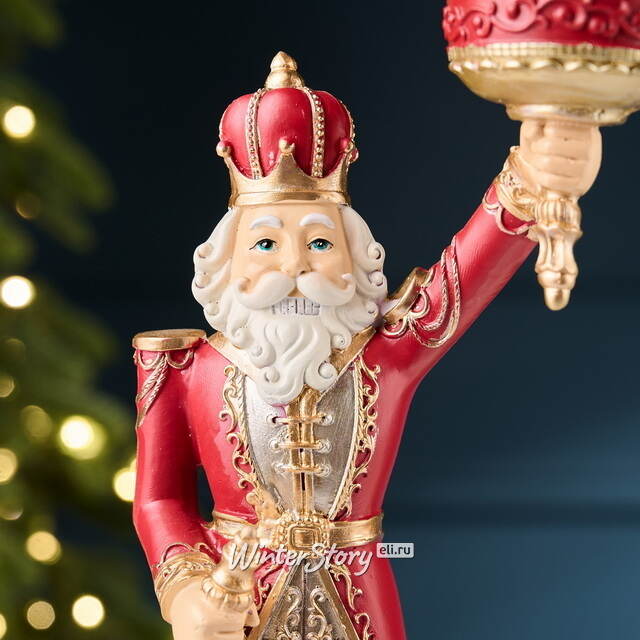 Декоративный подсвечник Гвардеец Вернер - Red Crown Royal 28 см Goodwill