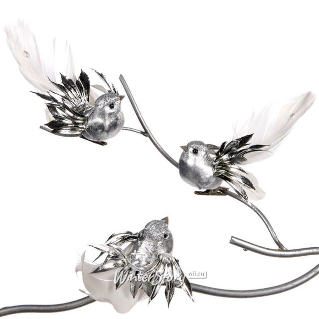 Ёлочное украшение Птичка Нарнии 13 см, клипса Goodwill