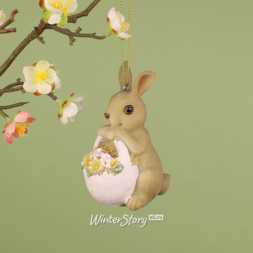 Подвесное украшение Цветочный Кролик Марго 9 см Goodwill
