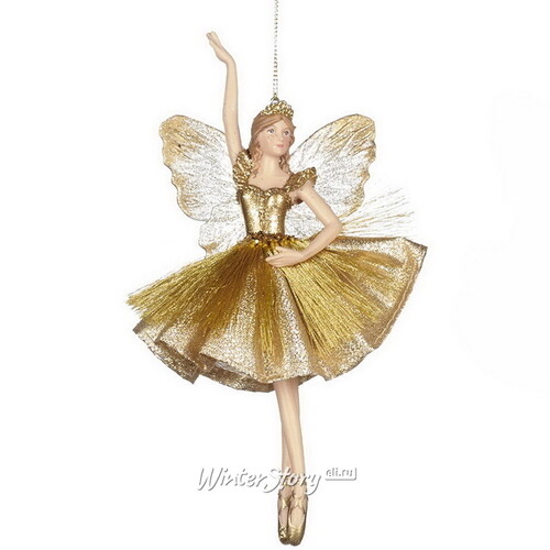 Елочная игрушка Фея Эльанна Якобине - Ballet de Oro de Cala Dogana 18 см, подвеска Goodwill