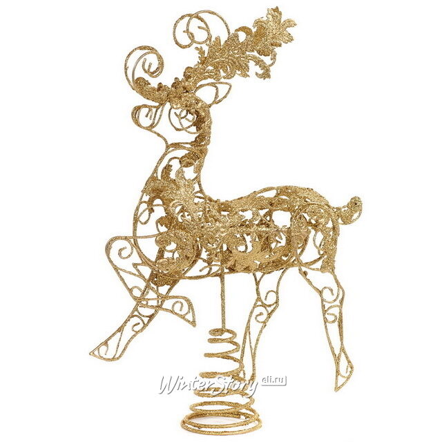 Елочная верхушка Олень Риомаджоре 40 см Goodwill