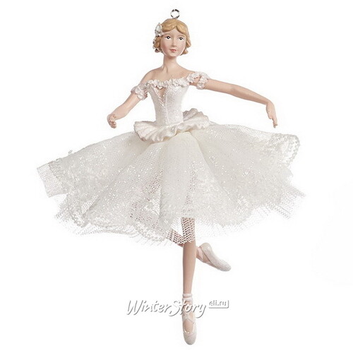 Елочная игрушка Балерина Жоржетта Феанорра из Долины Подснежников 18 см, подвеска Goodwill