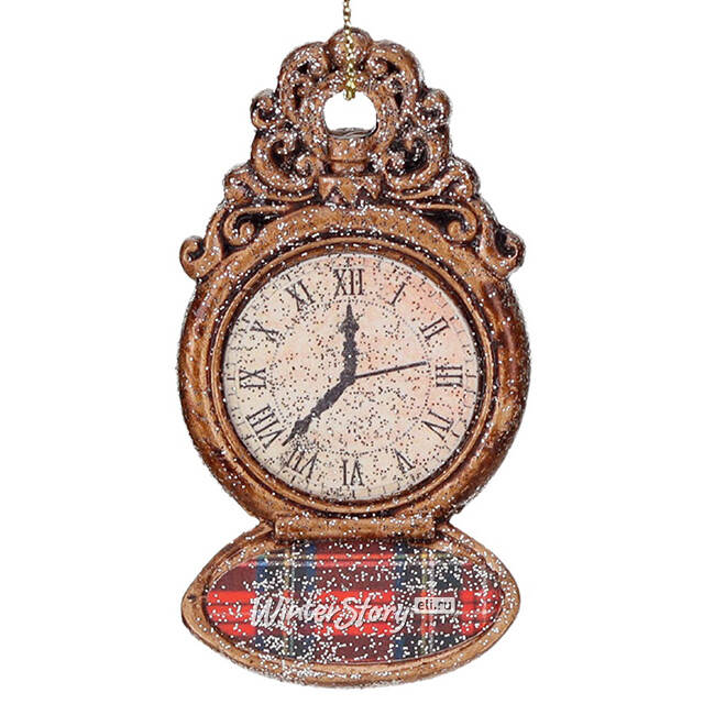 Елочная игрушка Карманные Часы - Gold Royal Society 7 см Goodwill