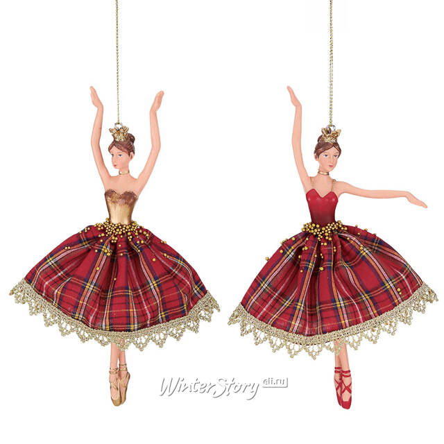 Елочная игрушка Балерина Эвридика - Scottish Symphony 18 см Goodwill