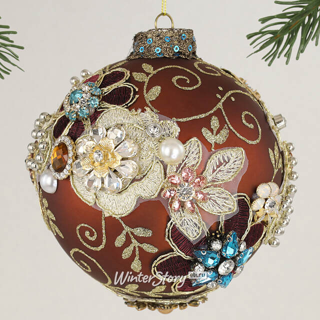 Коллекционный стеклянный елочный шар Болонья - Bentivoglio Charm, подвеска Mark Roberts