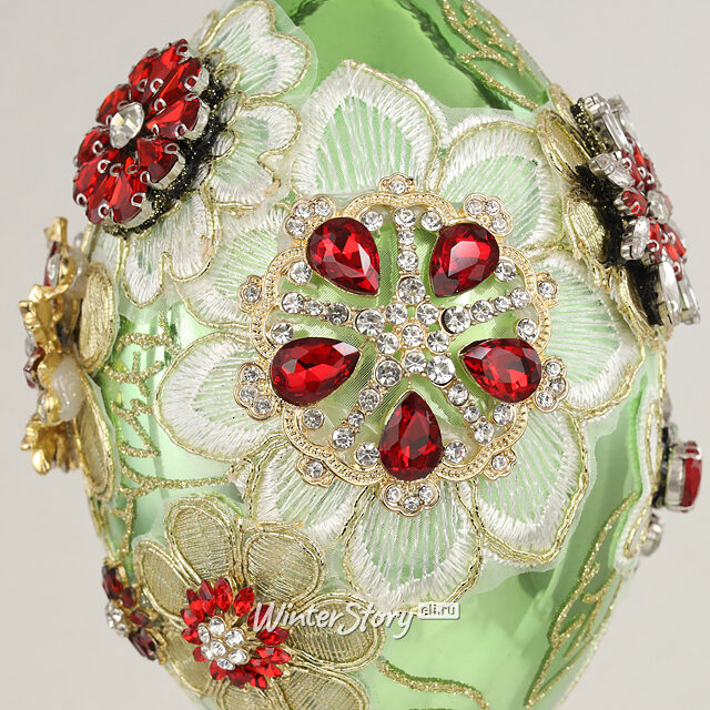 Коллекционная стеклянная елочная игрушка Лорен - Bentivoglio Charm 15 см, подвеска Mark Roberts