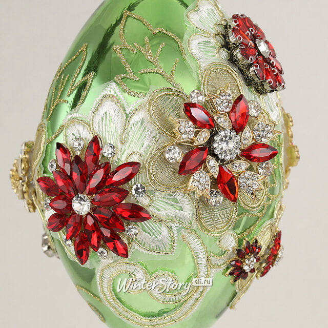 Коллекционная стеклянная елочная игрушка Лорен - Bentivoglio Charm 15 см, подвеска Mark Roberts