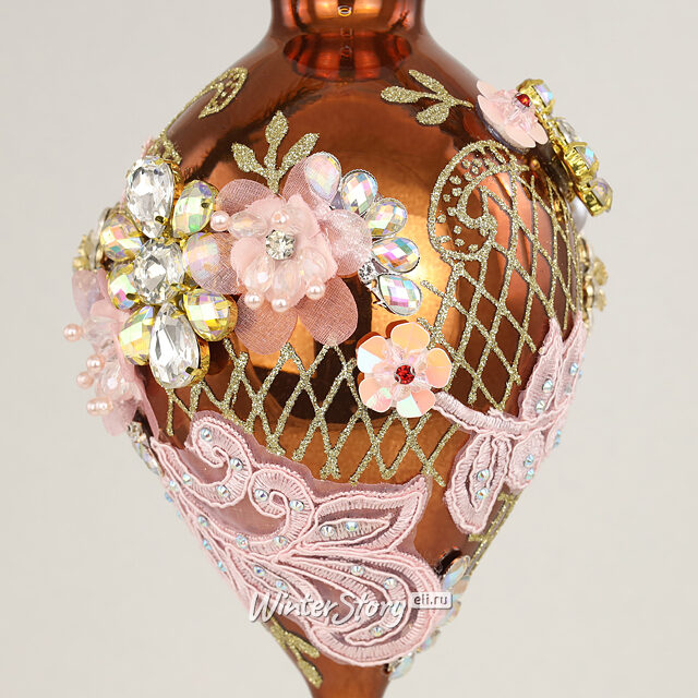 Коллекционная стеклянная елочная игрушка Авера - Bentivoglio Charm 22 см, подвеска Mark Roberts