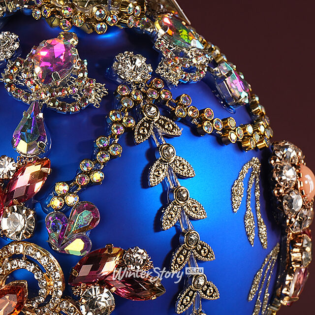 Коллекционный стеклянный елочный шар Фрежюс - Bentivoglio Charm 13 см Mark Roberts