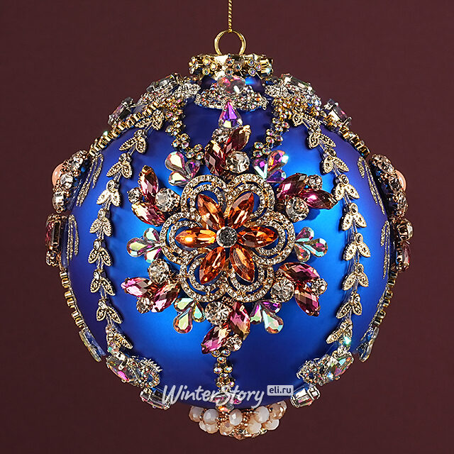 Коллекционный стеклянный елочный шар Фрежюс - Bentivoglio Charm 13 см Mark Roberts