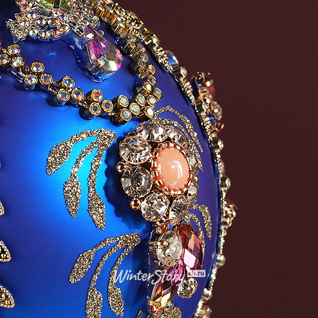 Коллекционный стеклянный елочный шар Фрежюс - Bentivoglio Charm 13 см Mark Roberts