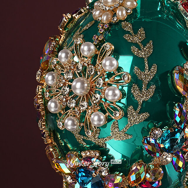 Коллекционная стеклянная елочная игрушка Руан - Bentivoglio Charm 20 см Mark Roberts