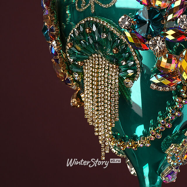 Коллекционная стеклянная елочная игрушка Руан - Bentivoglio Charm 20 см Mark Roberts