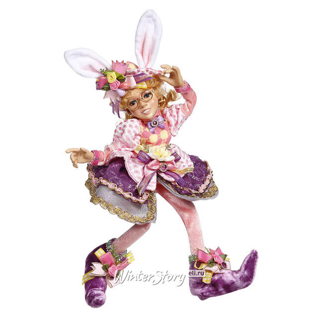 Коллекционная кукла Пасхальный Эльф Алия из Страны Чудес 32 см Mark Roberts