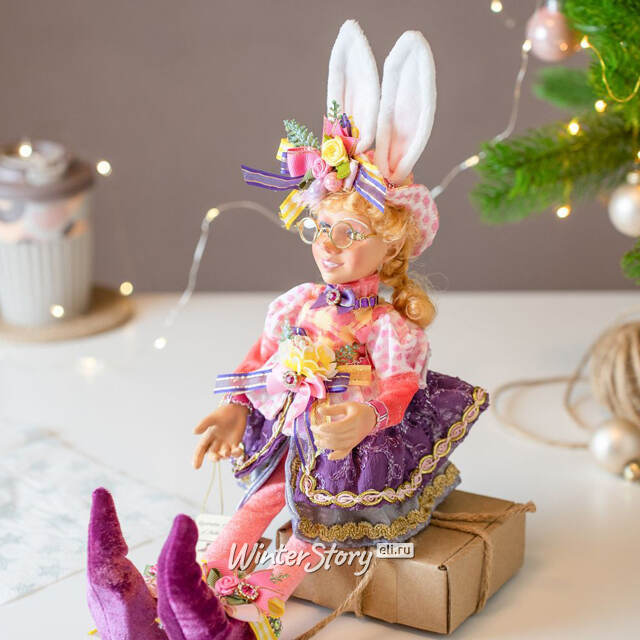 Коллекционная кукла Пасхальный Эльф Алия из Страны Чудес 32 см Mark Roberts