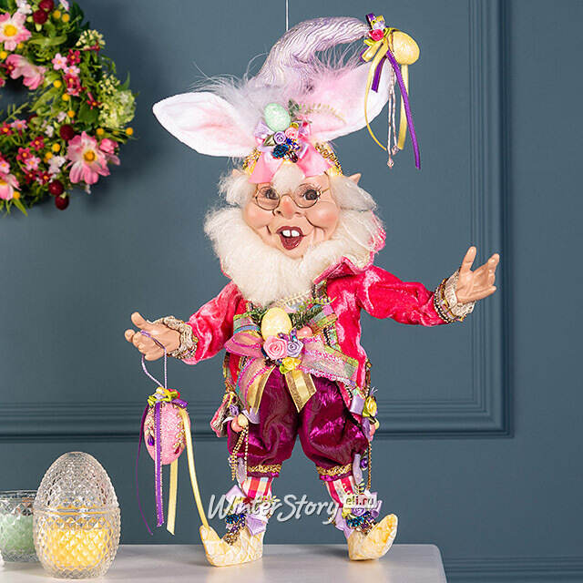 Коллекционная кукла Пасхальный Эльф Райли - Happy Smile 47 см Mark Roberts