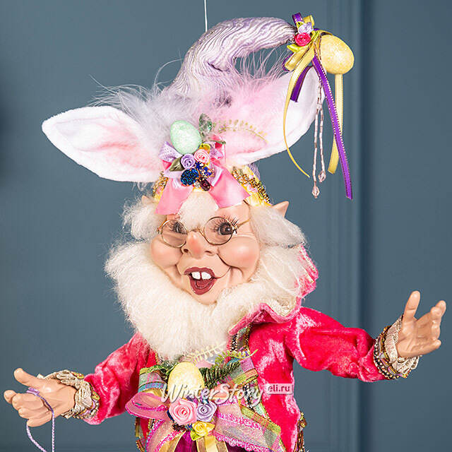 Коллекционная кукла Пасхальный Эльф Райли - Happy Smile 47 см Mark Roberts