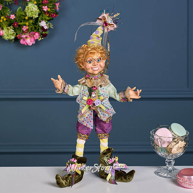 Коллекционная кукла Эльф Эмери - Happy Birthday 34 см Mark Roberts