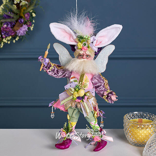 Коллекционная кукла Пасхальный Эльф Календир - Easter Bunny 28 см Mark Roberts