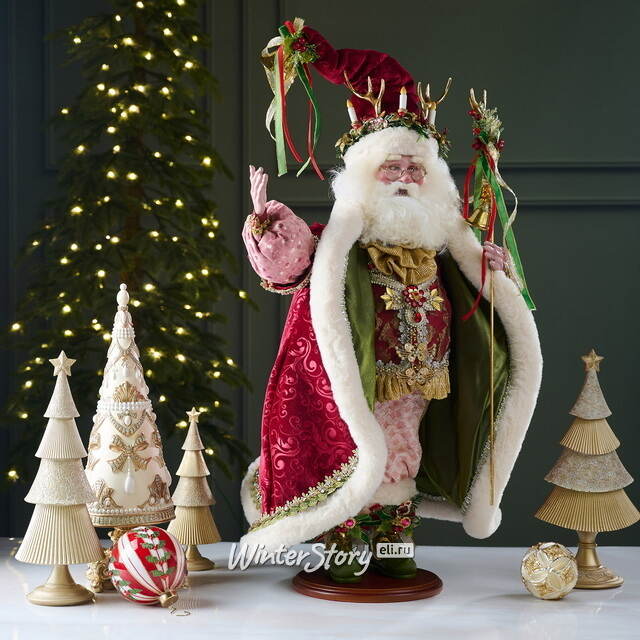 Коллекционная кукла Дед Мороз - Christmas Santa 66 см Mark Roberts