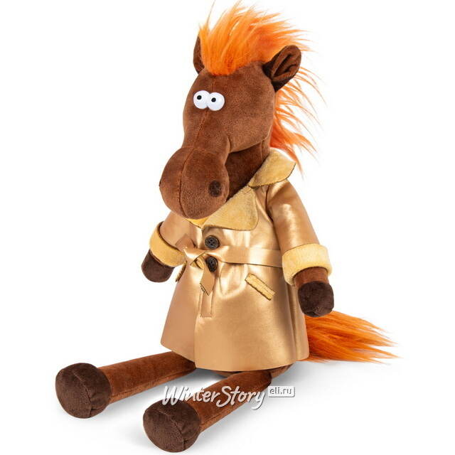 Мягкая игрушка Конь Эрик в плаще 28 см MAXITOYS