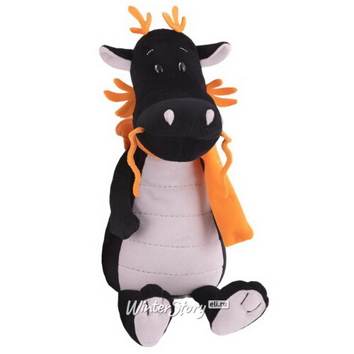 Мягкая игрушка Дракон Шаолинь в шарфике 28 см Maxitoys